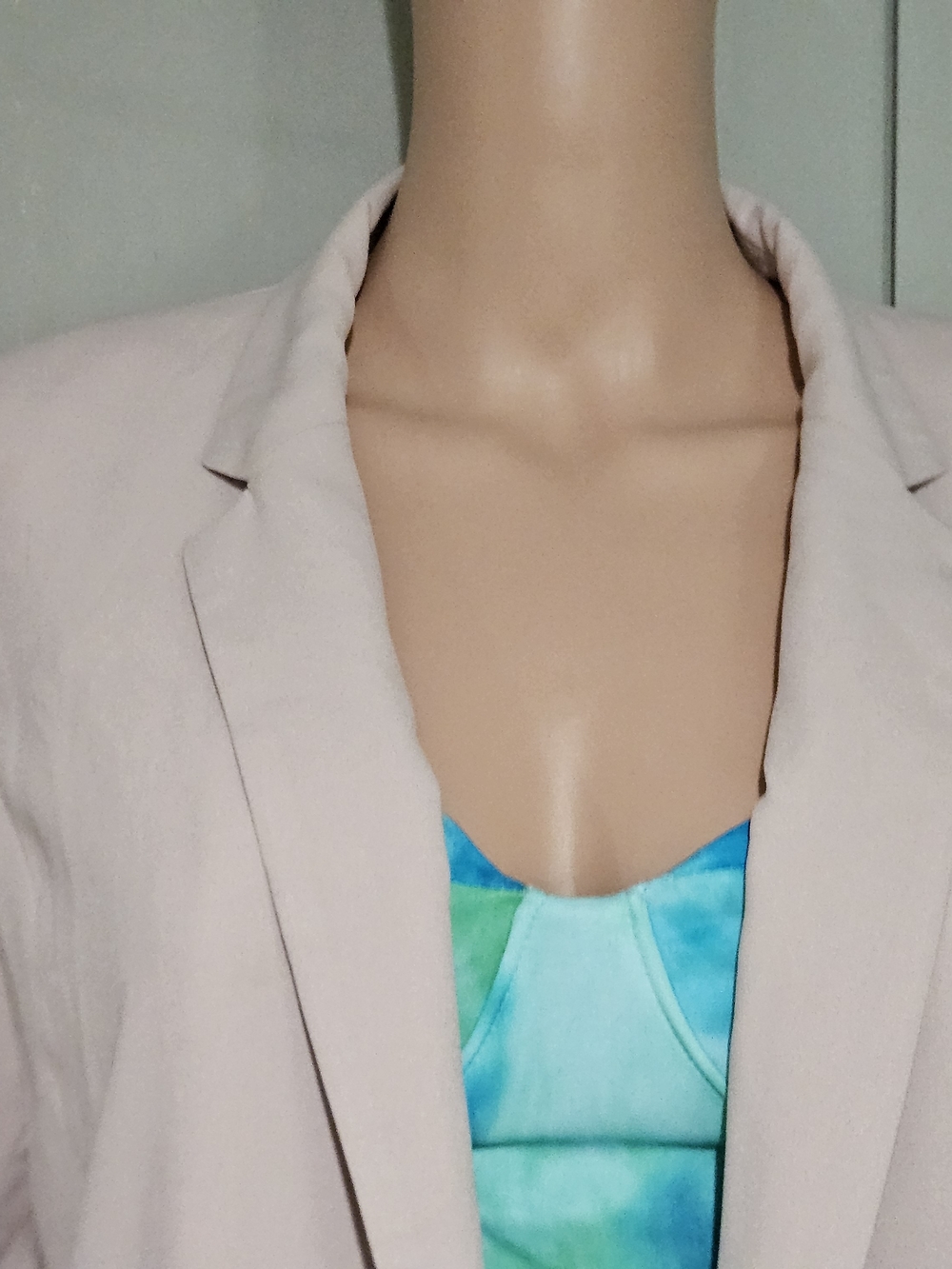 H&M Blush Pink Longline Blazer Open Front Minimalist Work Office Jacket US 12 - Picture 7 of 16